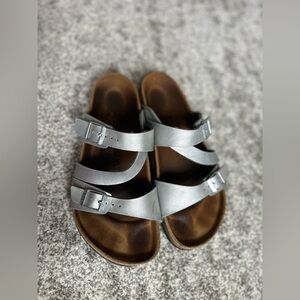 Birkenstock Salina - Silver - Women's Sandal - size 8